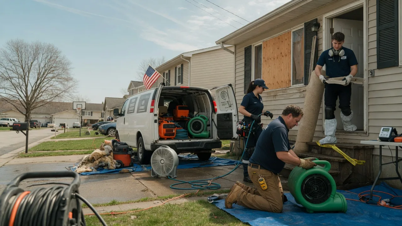 Water Damage Restoration in Covel, WV near me